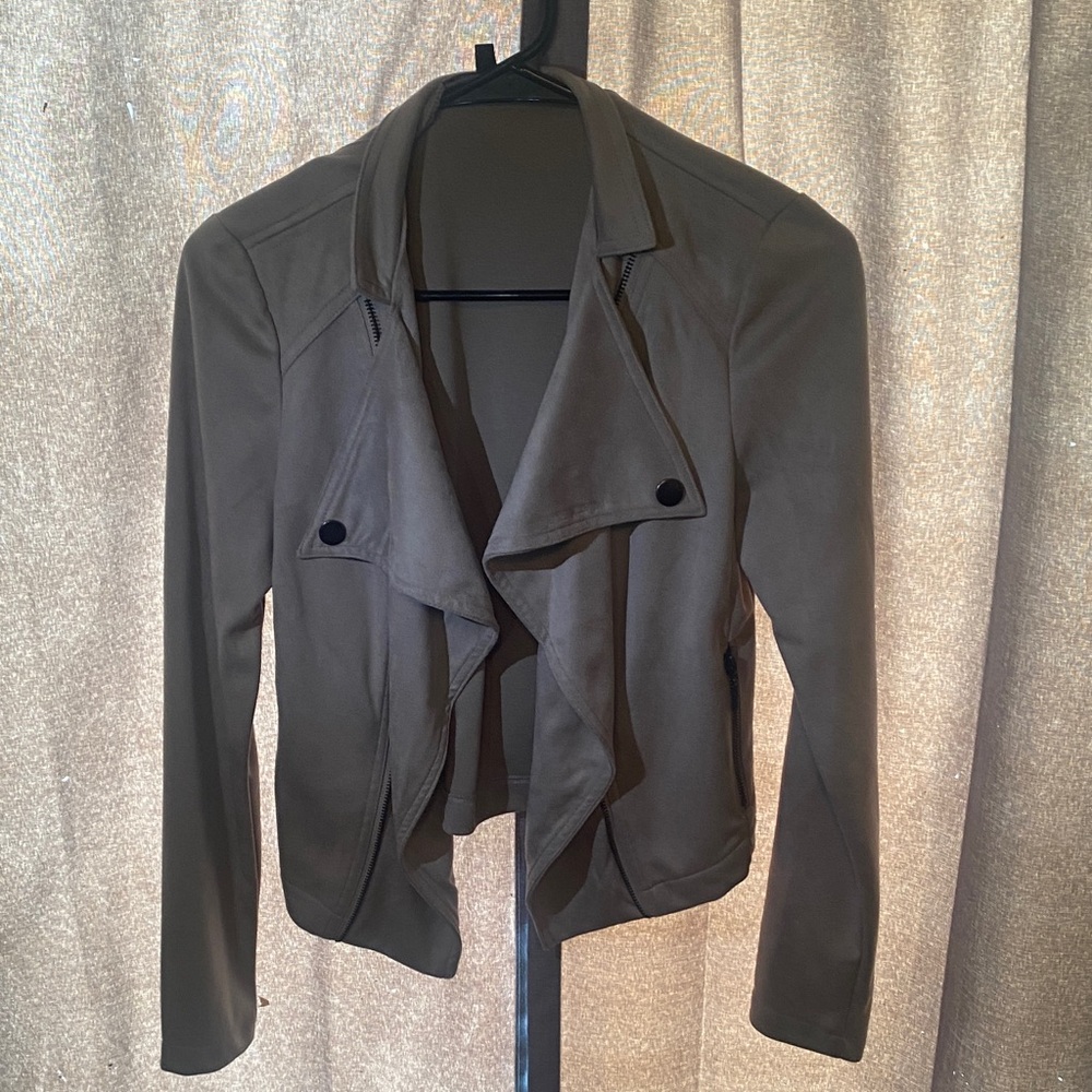 Romeo & Juliet Couture Brown Drape Jacket